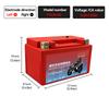 Motorradbatterie LiFePO4 Rollerstarter 12,8 V 5 Ah 7 Ah 9 Ah CCA 200A-400A Eingebauter BMS-Lithiumbatteriespannungsschutz ATV