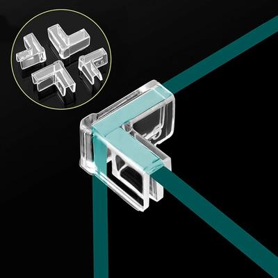 4 Pcs/set Transparent Corner Protector Anti-collision Aquarium Accessories Fish Tank