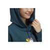 adidas Neo X Wu Huang Wan Shui Collaboration Loose Fit Hooded Printed Sweatshirt Women Sweatshirt Green H45020
