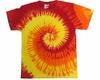 Tie Dyes T-shirt de performance tie-dye pour homme H1000 Swirl Blaze