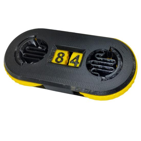 Printed 3d Life Digital Counter Lock With Elastic Buckle Twodigit Health Tracker Life Counter For Privacy Protection Home And School Use