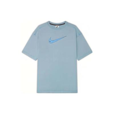 Nike Sportbekleidung Swoosh Damen Kurzarm-Top 'University Blue' (Unisex) T-Shirts DM6212 494