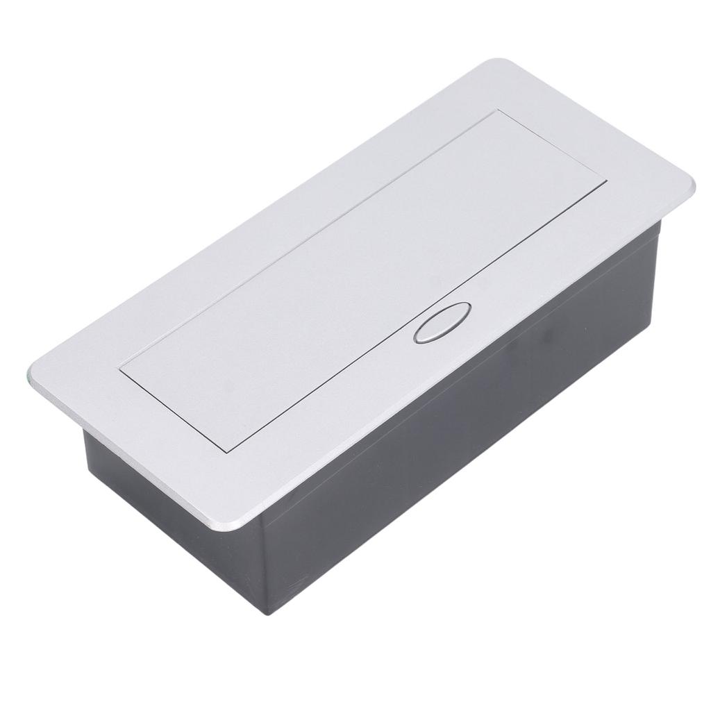 Power Socket Box 4 Switzerland Standard 3 Hole Outlets USB Ports Up Embedded Receptacle Box