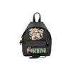 Teddy Bear Casual Student Leather Mini Backpack Women Backpack Black 2T7637-8210-3555