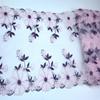 ( 2 Colors ) Embroidered Tulle Lace, 1m x 21.5cm, Non-stretch Floral Net lace Trim for Lingerie, Bra, Underwear, Dress, Garment, Sewing & Crafting