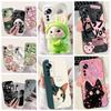 Für Xiaomi 12 12s 12x 12T Pro 12s Pro 12 Lite 12Ultra Handyhülle Flüssigsilikon Weiche Rückabdeckung Kaninchen Panda Blume Capa Tasche