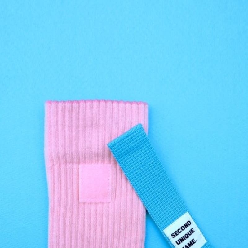 SECOND UNIQUE NAME SUN SOCKS STRAP LIGHT Pink AQUA