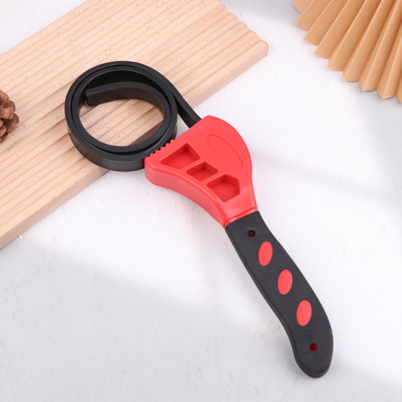 1 buc Cheie curea 6/8 inch Extractor filtru ulei Cheie curea Cheie lanț Deschizător curea, Instrument de demontare reglabil