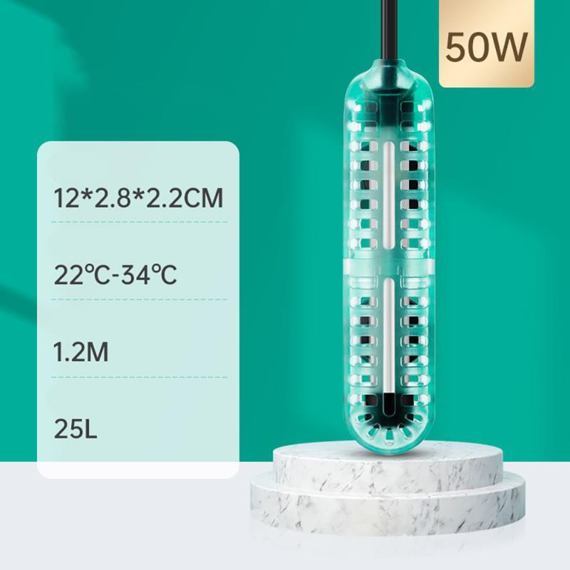 Mini Electric Heating Rod Detachable Design Faster Heating Speed Fish Tank Automatic Heater (rj