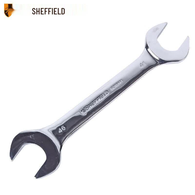 Sheffield Metric Polished Double Open End Wrench 41x46mm