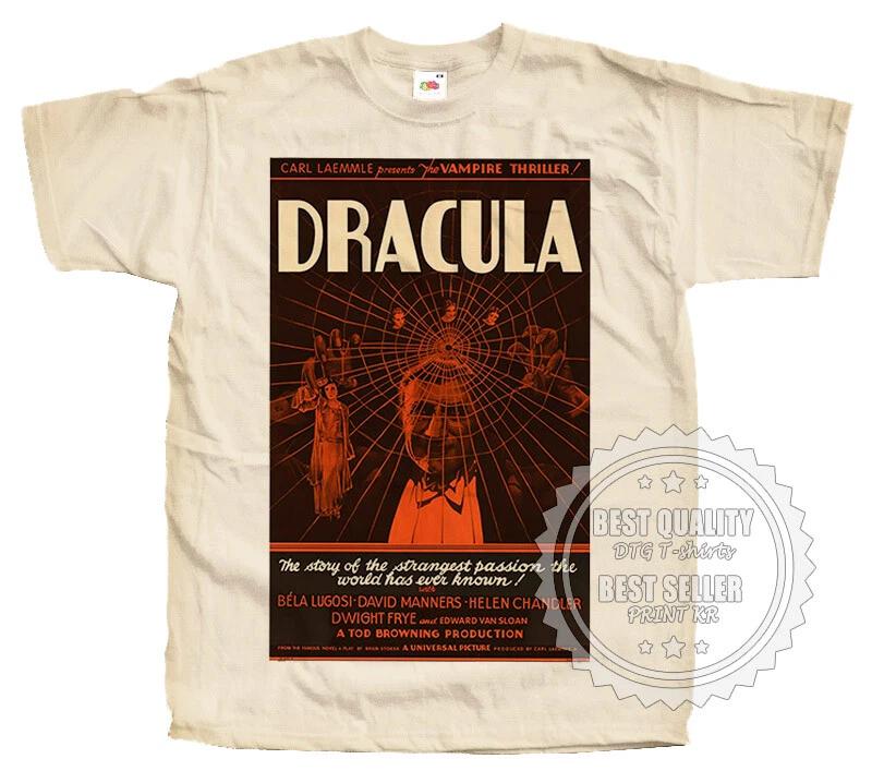 

Dracula Bela Lugosi Poster T SHIRT Tee Ver6 Natural Vintage all sizes S to 5XL XL
