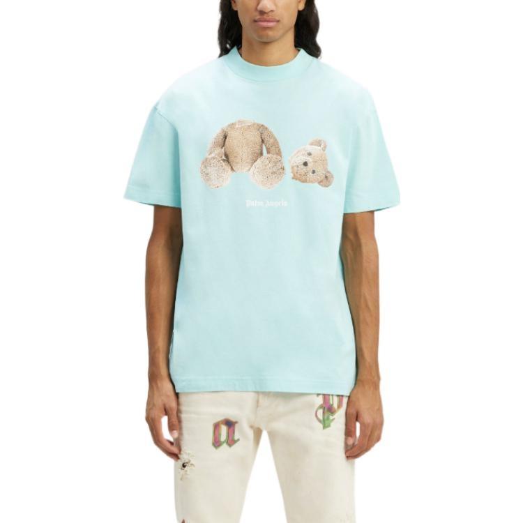 Palm Angels Bear Classic T Shirt Unisex PMAA001C99JER0144060