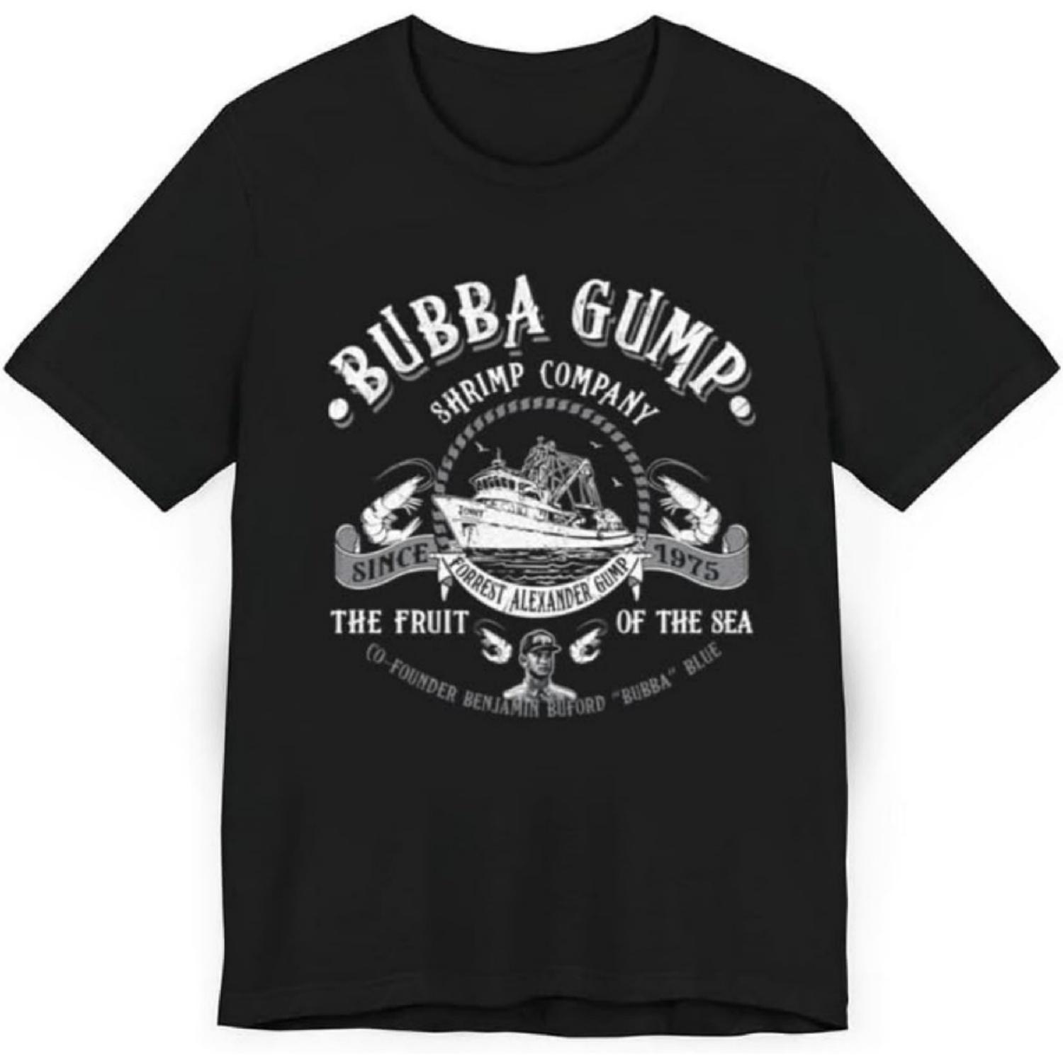 Футболка Bubba Gump Shrimp Co Черная S чёрный