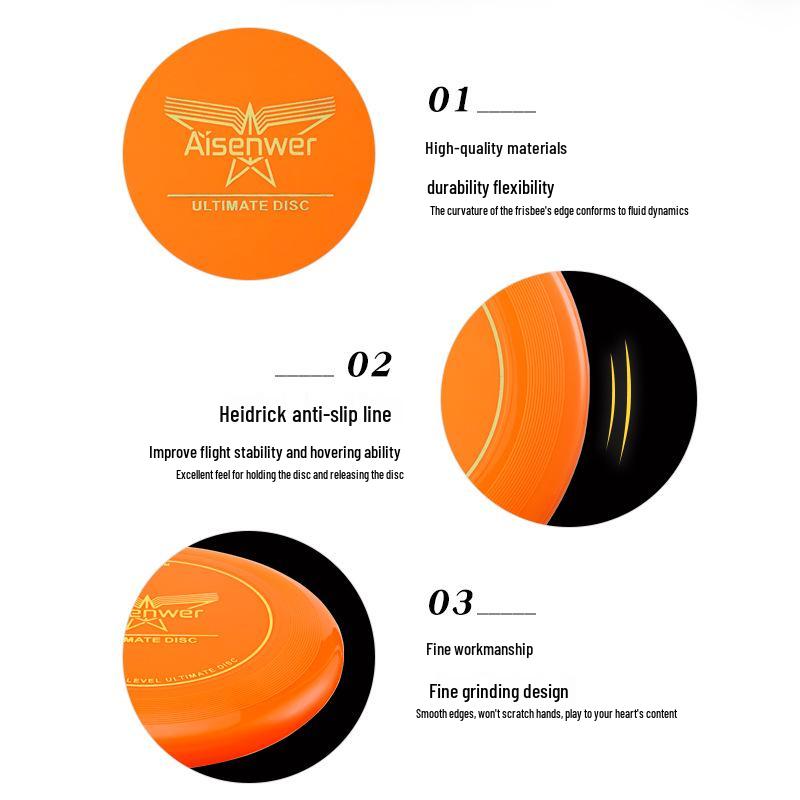 Aisenwer Professional Ultimate Frisbee 175g – Adult Team Beach Sport Disc