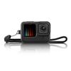 Shockproof Protective Anti-drop Flip Battery Side Cover Silicone Case Removable Lid Lens Cap For GoPro Hero 12/11/10/9 Black