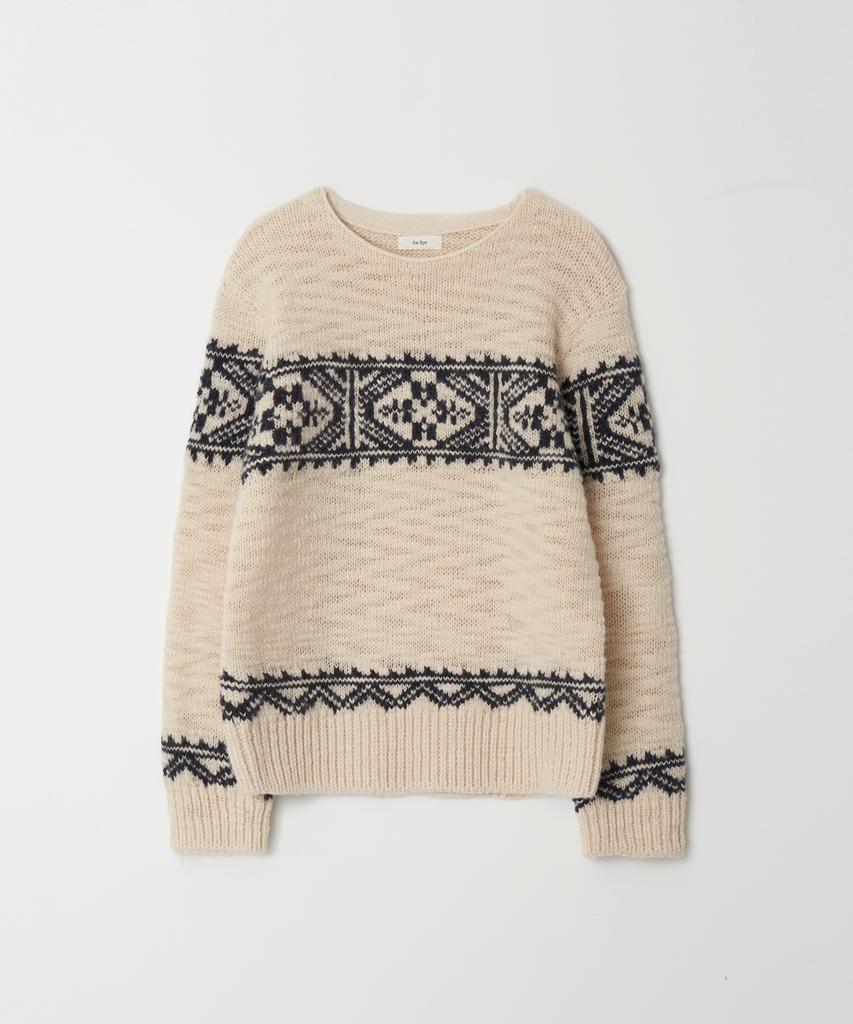 THERYE Snow Jacquard Knit(Ivory)
