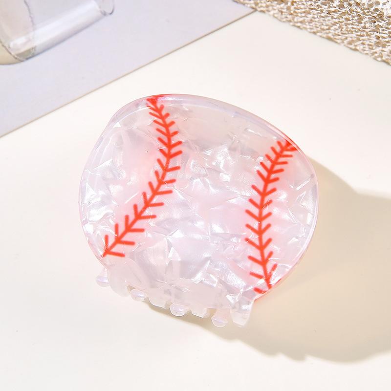 1Pc Sporty Style Creative Shark Clip Basketball Football Hair Grab Clip Cartoon Ponytail Clip Girl Hairpin Headpiece Decor Gift