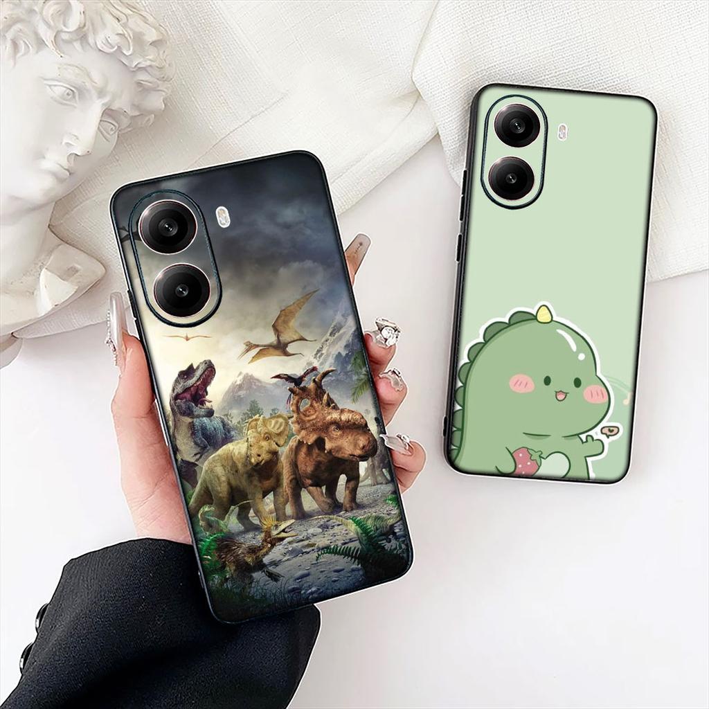 Cartoon Dinosaur Anime Phone Case for Apple iPhone 12 13 Mini XS 11 Pro Max 7 8 Plus + XR 8+ X SE 2020 SE3 Cover Casing
