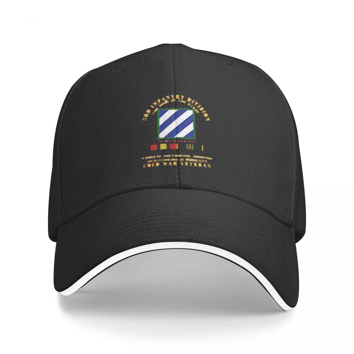 

Army - 3rd ID - Germany W Cold War SVC Cap Fashion Casual Baseball Caps Adjustable Hat Hip Hop Hats Customizable polychromatic