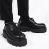 Fashion Derby Men's Thick Soled Shoes Fashion Designer's Minimalist Style Outdoor Leisure Business Party Office Street Walking Shoes