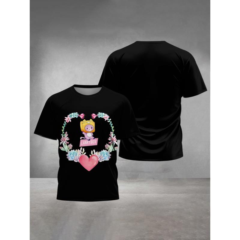 Hot Comedy LankyBoxes 3D Print Baby Clothing 5 To 14 Years Male Outdoor Clothes for Children Boy Girl Child T-Shirt Top Shirts