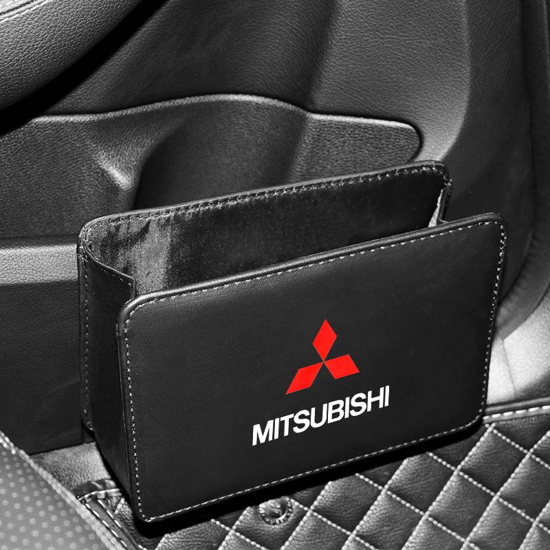 

Car Trash Bin Hanging Garbage Dust Case Plastic Trash Can Interior Storage For Mitsubishi ASX Lancer Pajero Outlander Accessorie