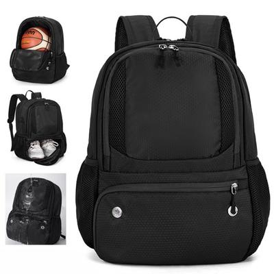 Large Capacity Multi-functional Sports Training Bag Independent Shoe Compartment Durable Backpack for Soccer Basketball & Gym