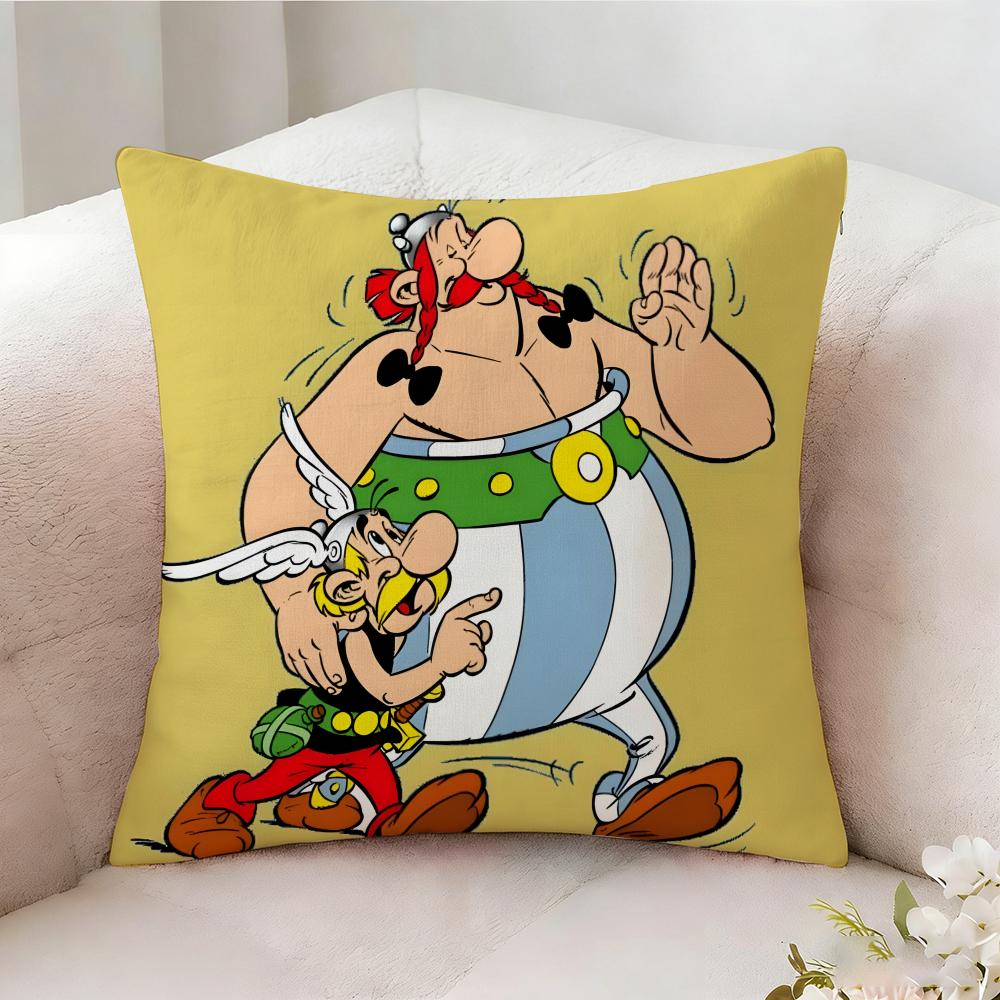 A-Asterixs Animation Film Pillow Case Pillowcase, Double-Sided Printed, Sofa Cushion, Bedroom Headboard Pillow