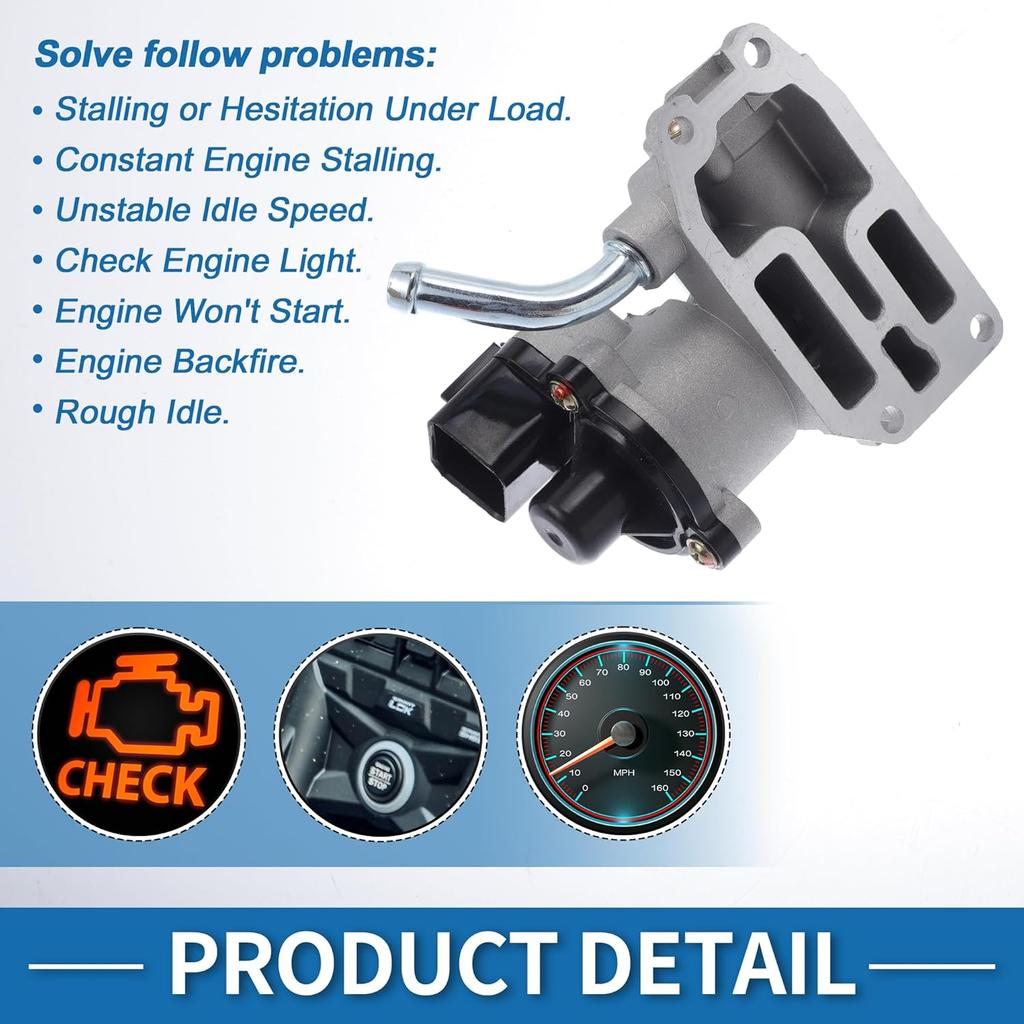 Car Idle Air Control Valve for Mitsubishi Lancer Evolution 1994-2001 Replace No.MD614921 IACV Idle Motor Idle Air Control Valve