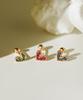 Minimalpiercing 14K Bling Lovely Heart Piercing Earrings