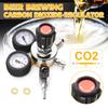 Double Gauge Regulator CO2 Gas Bottle Regulator Carbon Dioxide CO2 Regulators Pressure Reducer For Beverage Beer W21.8
