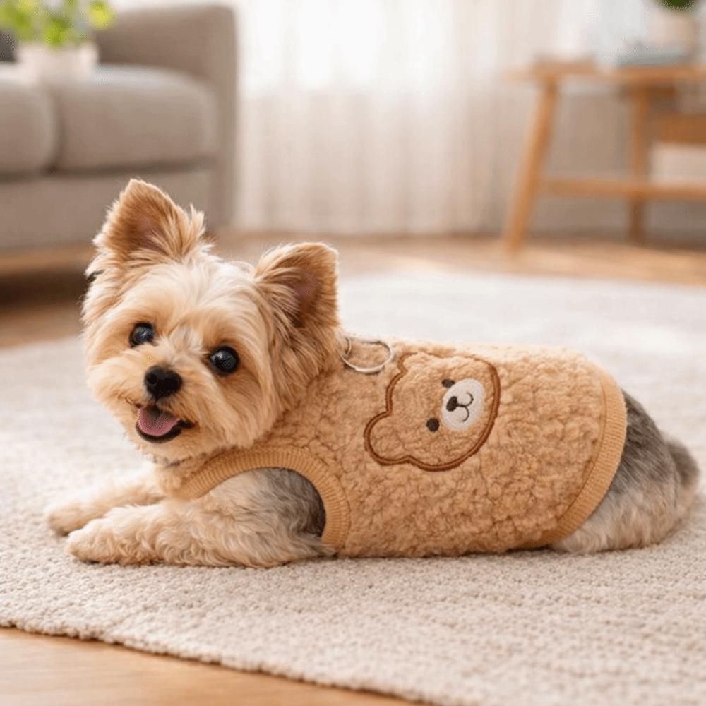 Warme Katze Ärmellose Weste Cartoon Hund Fleece Mantel Mode Welpen Jacke Wintersaison