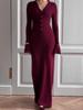 Autumn 2025 European & American Women's Slimming Waist-Cinching Long Knitted Sweater Dress