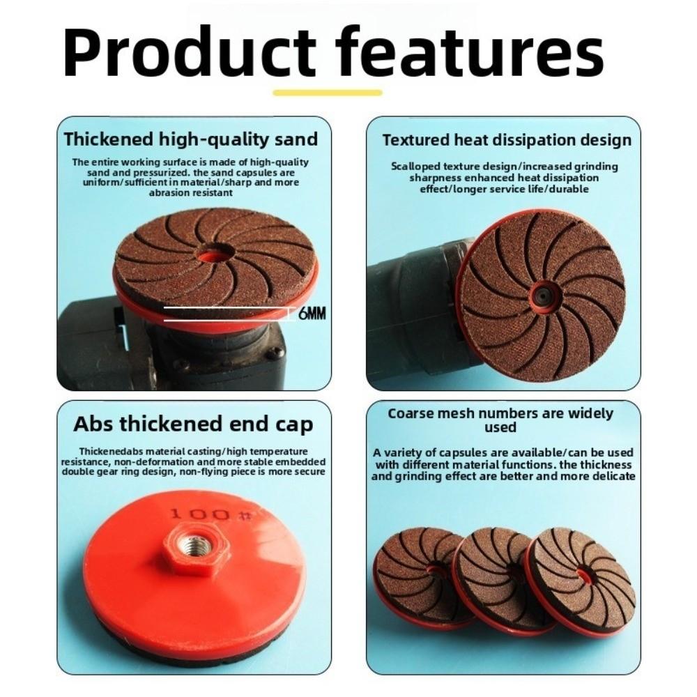 Diamond Grinding Disc All-in-one Angle Grinder Grinding Disc Gifts Wet Dry Polishing Pad