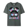 Messy Bun Bruh It My 6th Birthday Girls Unisexs TShirts White T Shirt Unisex EU SIZE