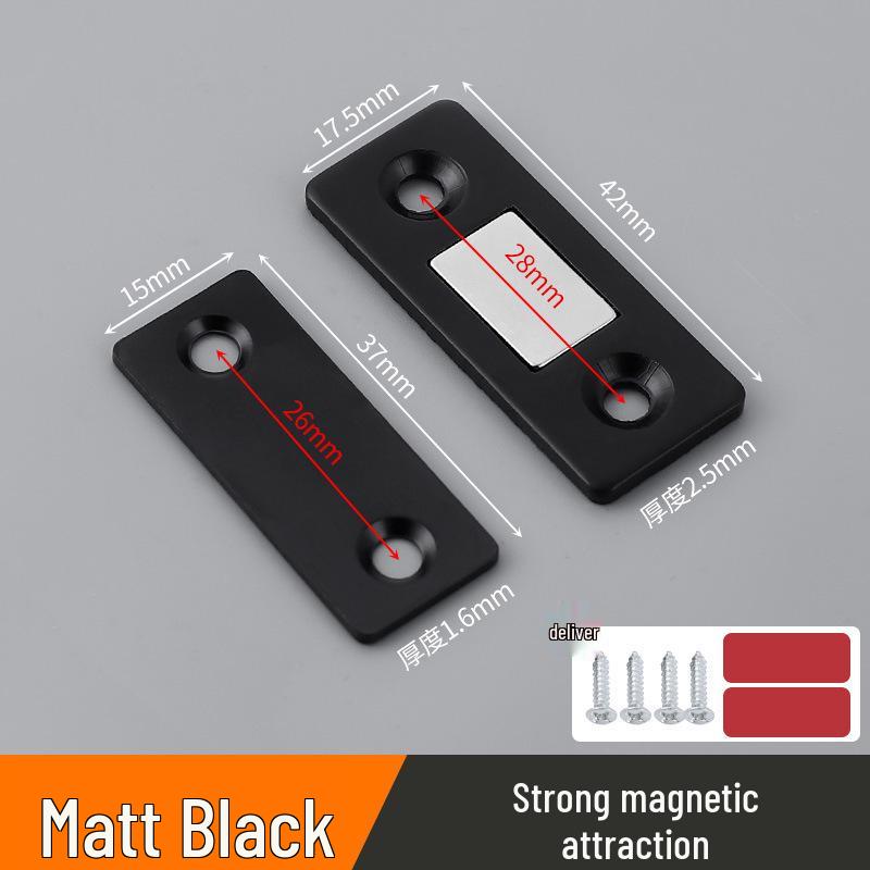 Magnetic Catch for Sliding Wardrobe Doors - No Drilling Required