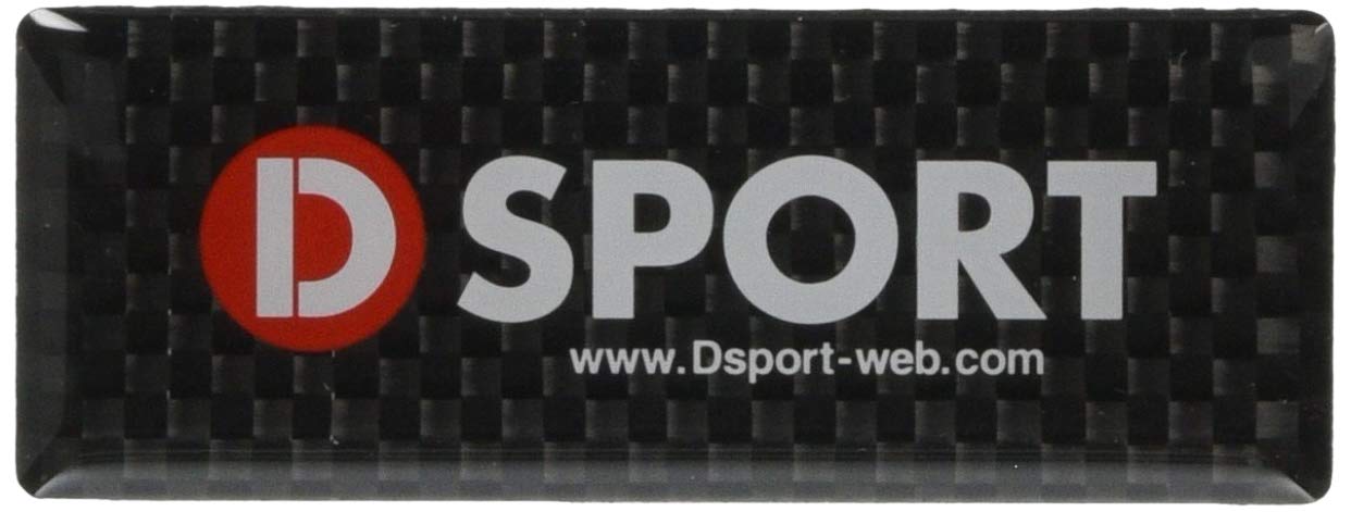 

D-SPORT 08241-CB Carbon Emblem Medium Size H24mm x W64mm