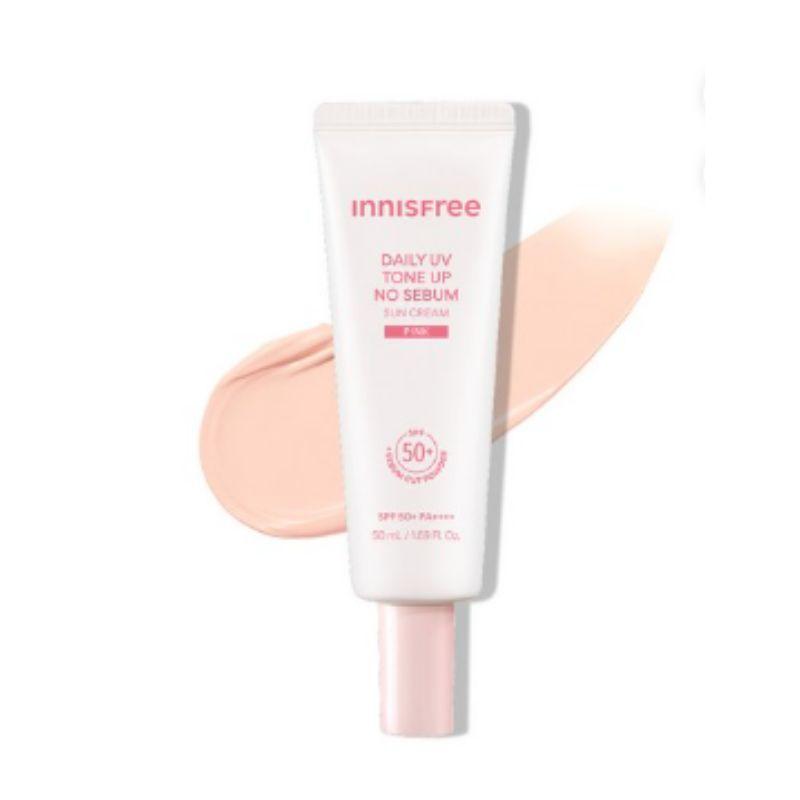 

Innisfree Daily UV Tone-Up Sunscreen SPF50+ PA++++ 50ml (Pink / Lavender / Beige Options) Pink