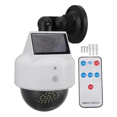 Solar Dummy Fake Camera Security Outdoor Solar Powered Simulated Surveillance Cameras with Flashing