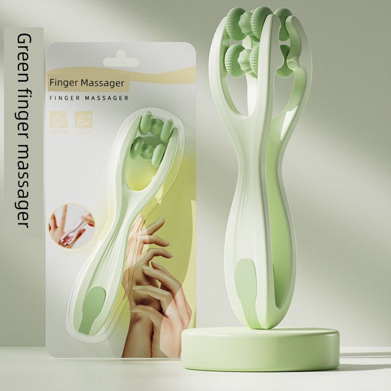 Solid Wood Ball Massager Dredging Meridian Gadget Universal for Entire Body Roller Arm Finger Leg Massage Brush