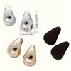Punk Trendy Thick Water Drop Stud Earrings Fashion Multi Color Geometric Earrings Women's Aesthetic Party Zircon Gifts