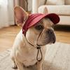 Adjustable Dog Sun Hat Sun Protection Dog Sunscreen Hat Handsome Dog Baseball Cap  Daily Wear