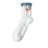 Female Autumn and Winter Thickened Sleep Lovely Month In The Tube Socks