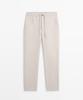 Masimodutti 100% Linen Structure Pants