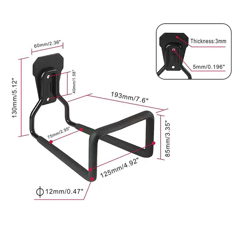 Wall Mount Garden Hose Holder Water Hose Hanger Garage Storage Hook Garage Hose Storage Bracket Organizer For Garage Yard