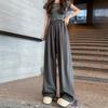 Yamamoto Pants Drape Pants Summer Women Cool New High Waist Loose Casual Pants Straight Ice Silk Wide Leg Pants