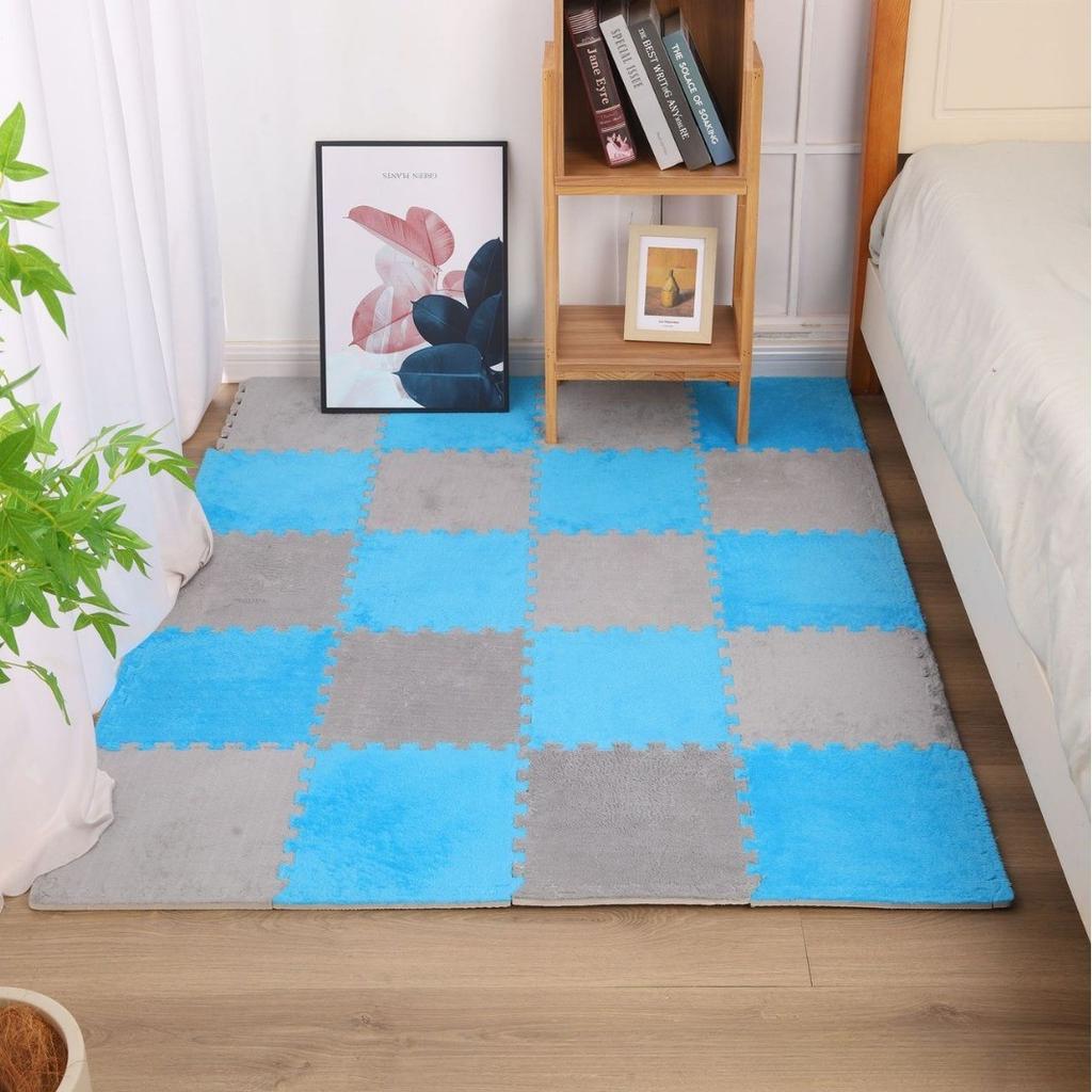 Eva Foam Puzzle Carpet Soft Plush Children's Mat Baby Toys Baby Play Mat  In Children's Room Keep Warm Playmat