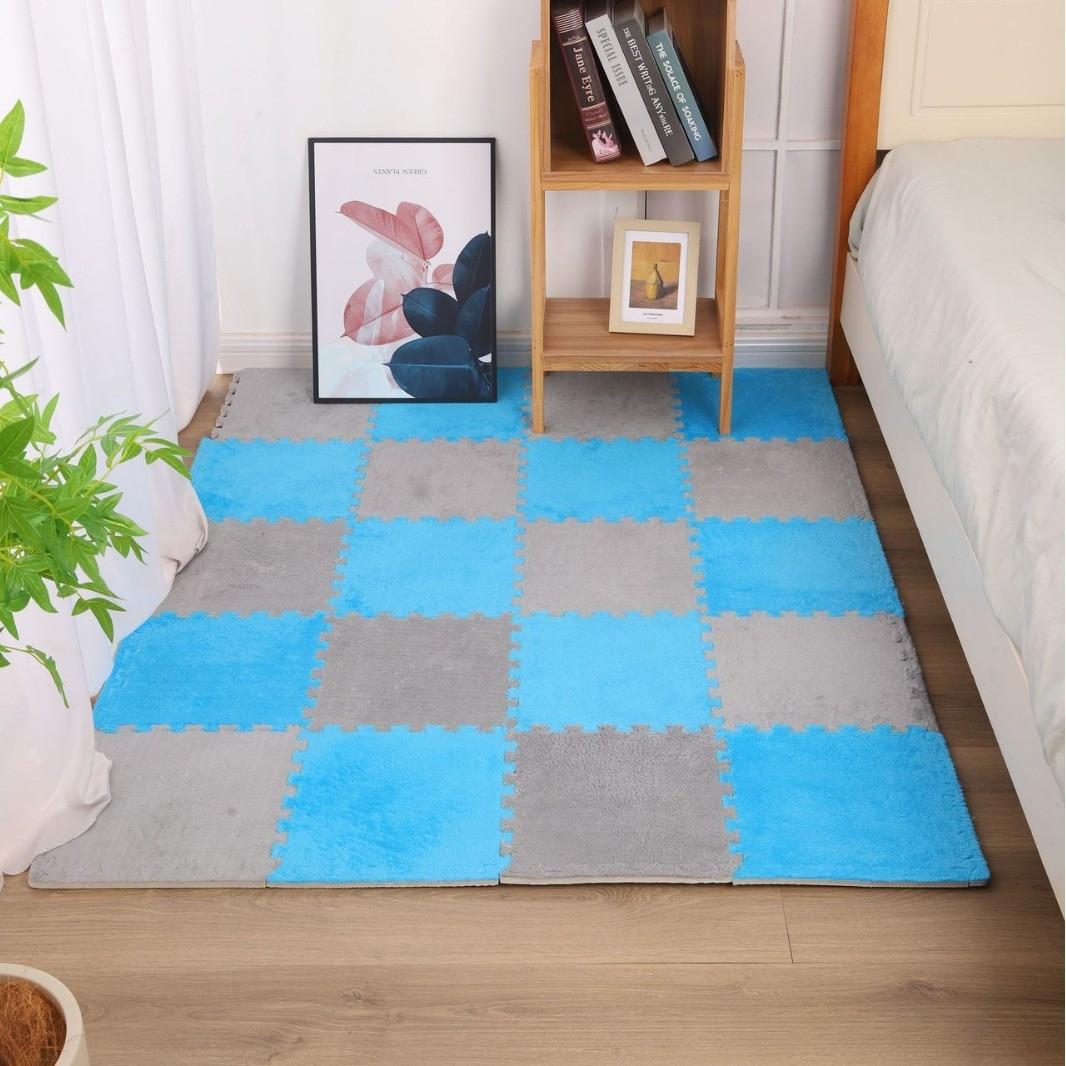 

Коврик-пазл из вспененного этиленвинилацетата, мягкий плюшевый детский коврик, детские игрушки, детский игровой коврик в детской комнате, сохраняющий тепло 20pcs