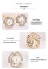 Elegant Pearl and Rhinestone Stud Earrings - Women's Stylish European and American Copper Accessories