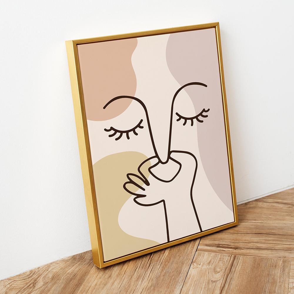 Funny Toilet Art Poster Bathroom Wall Decor Guest WC Neutral Colors Print Canvas Painting Humoristic Line Abstract Pictures